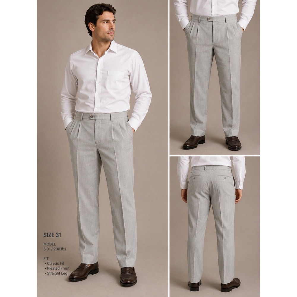 Banana Republic Tailored Men's Dark Gray Dress Pants Size 32